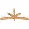 Ekena Millwork Davenport Timber Gable Bracket, Western Red Cedar, 60"W x 35"H x 3 1/2"D x 3 1/2"F, 14/12 Pitch GBW060X35X0404DAV00SWR - alternate 2
